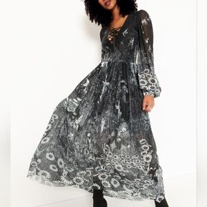 Blackmilk BISHOP MAXI DRESS